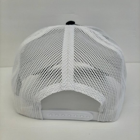 Cat Diesel Hat Embroidered Patch Black Mesh Snapback Low Profile Cap - Picture 4 of 4